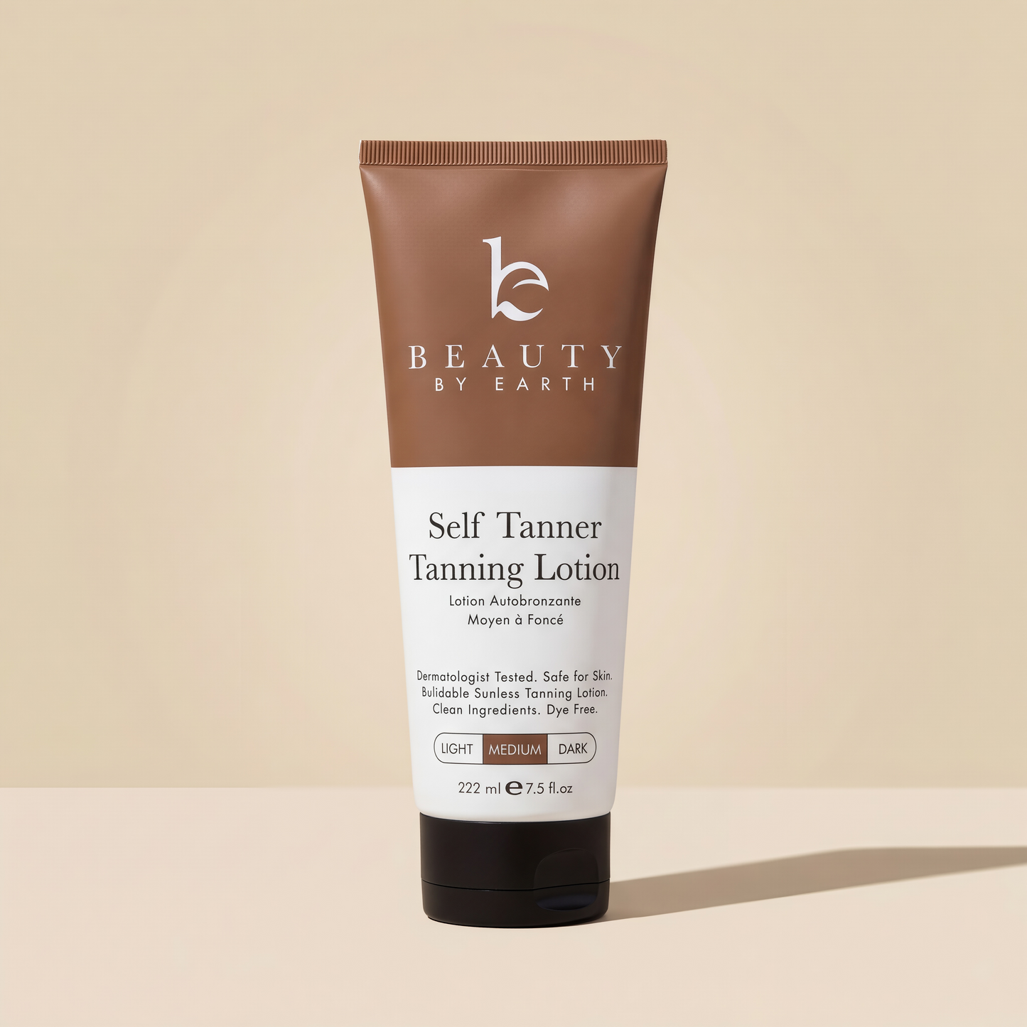Beauty by Earth Self Tanner - USA Made with Natural & Organic Ingredients, Moisturizing Self Tanning Lotion with Aloe Vera & Coconut for a Natural Glow, Streak-Free Fake Tan