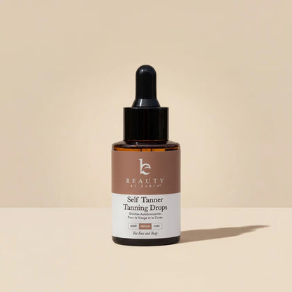 Self Tanning Drops - USA Made with Natural & Organic Ingredients, Medium Face Tanning Drops to Add to Lotion, Moisturizing Bronzing Tanner for Face & Body, Toxin Free Tanner for Fake Tan