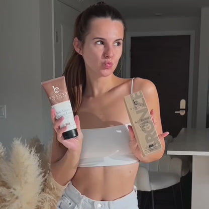 Beauty by Earth Self Tanner - USA Made with Natural & Organic Ingredients, Moisturizing Self Tanning Lotion with Aloe Vera & Coconut for a Natural Glow, Streak-Free Fake Tan
